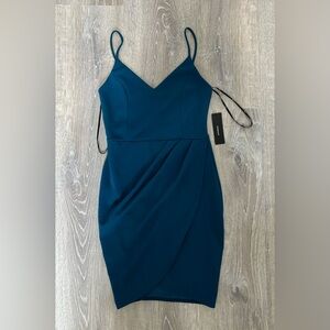 Lulus Women Blue Dress Size Medium NWT
